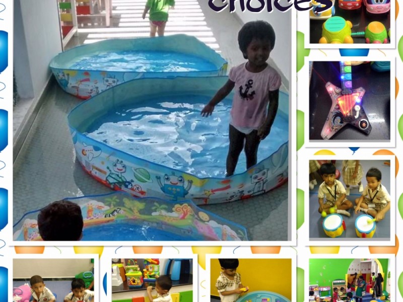 Play zone with lot of choice
